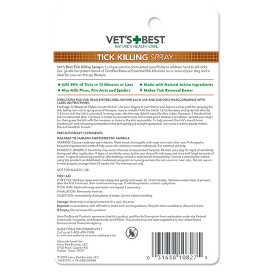 Tick Killing Spray for Dogs