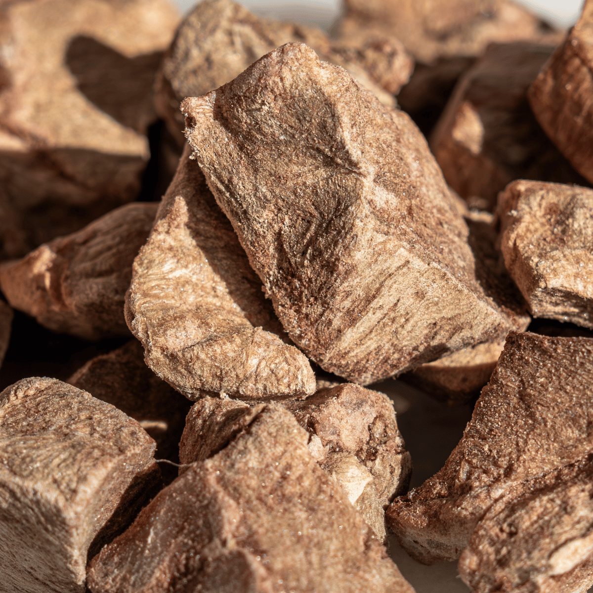 Freeze Dried Organic Beef Hearts 50g