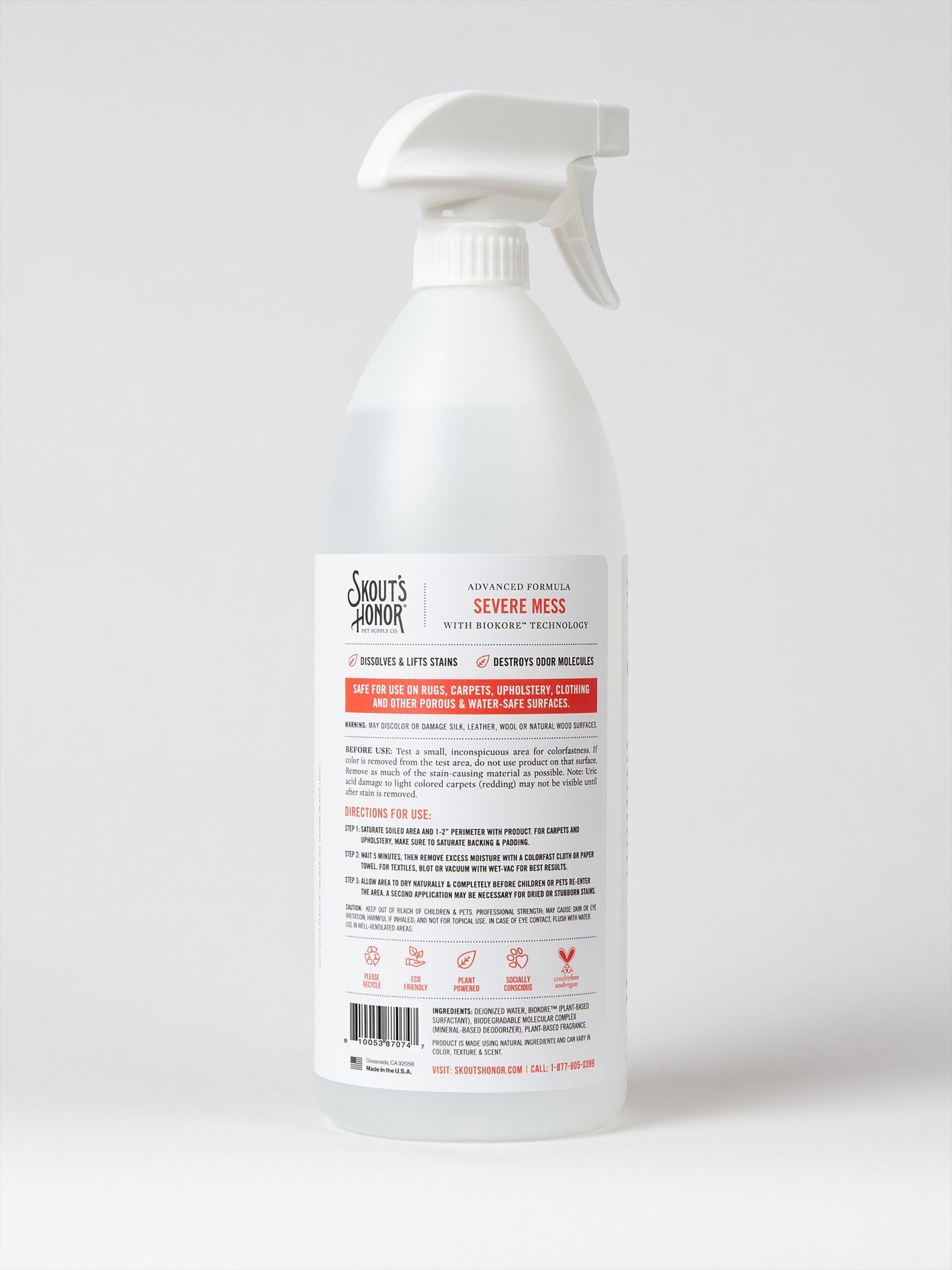Severe Mess Stain & Odor Advanced Formula