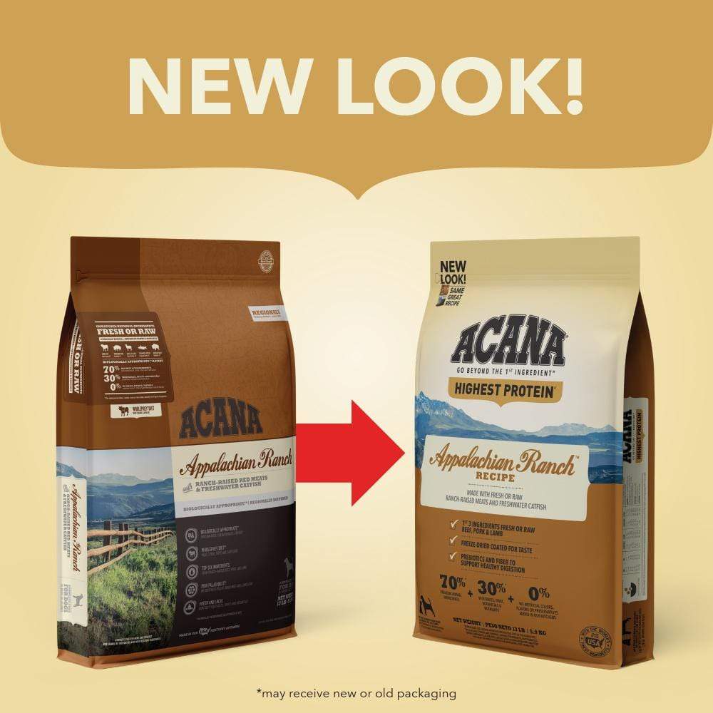ACANA Regionals Appalachian Ranch Grain Free Dry Dog Food