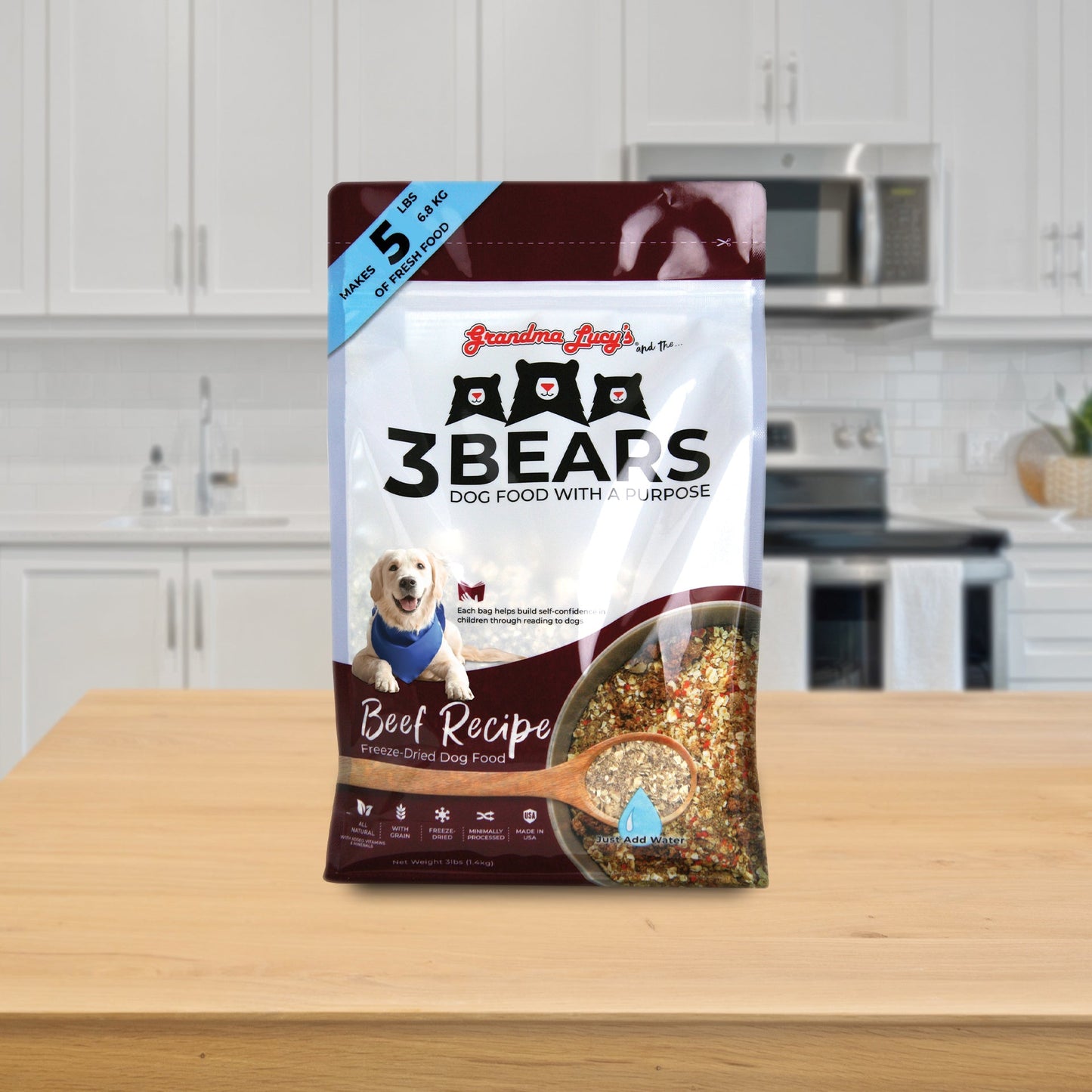 1LB - 3 Bears Beef