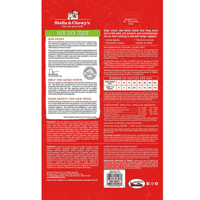 Duck Duck Goose Frozen Raw Dinner Patties