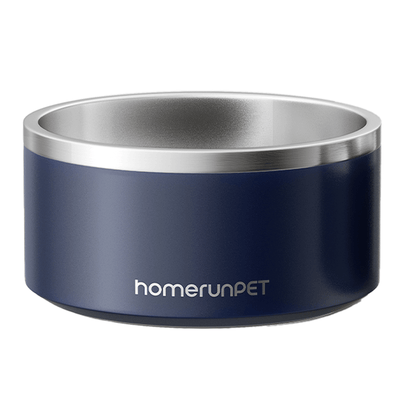 HomerunPET Dog Food Water Insulated Stainless Steel Bowl