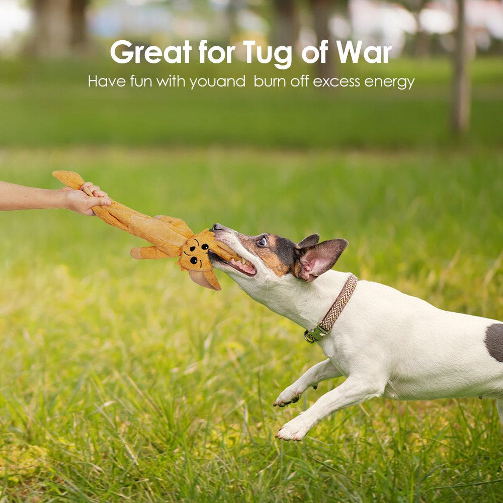 Rabbit and Fox Dog Chewing Toys - Interactive and Durable
