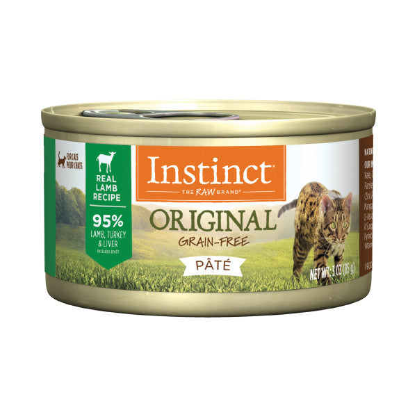 Instinct Original Lamb, Wet Cat Food, 3-oz Case of 24