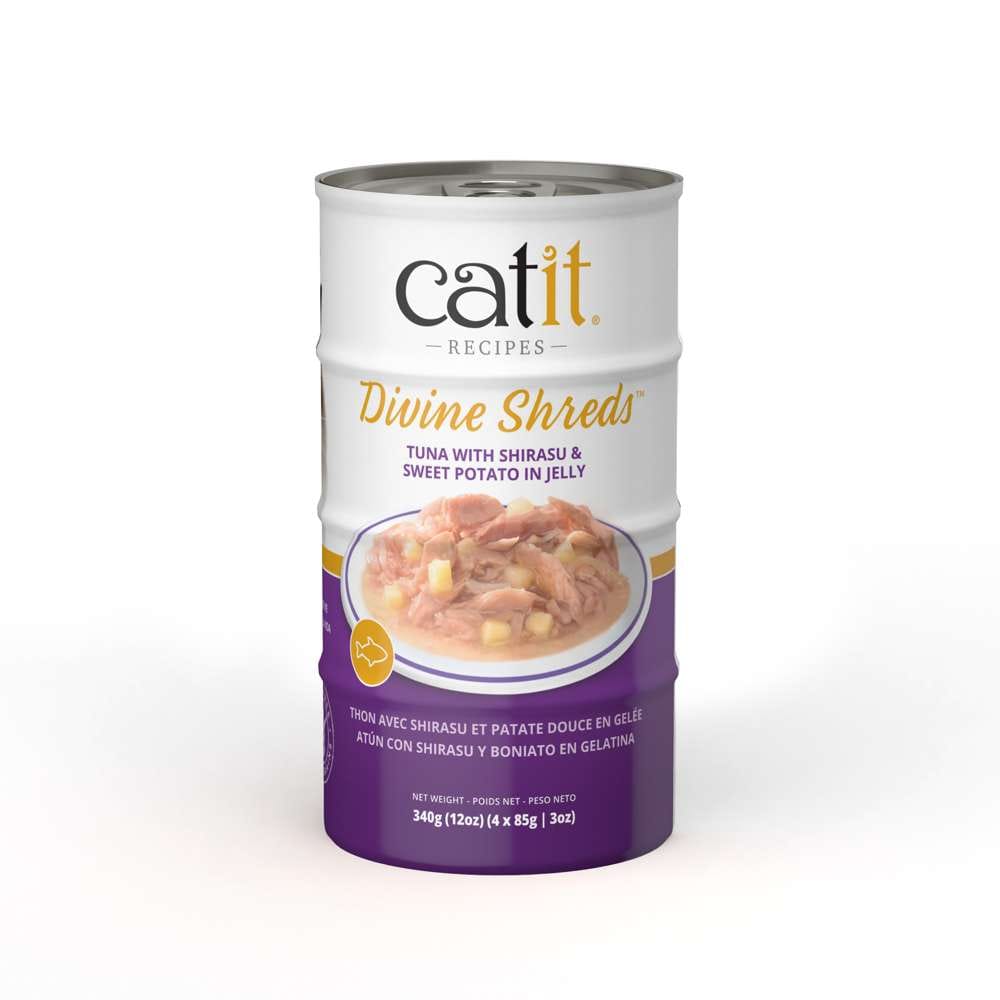 Catit Divine Shreds in Jelly Tuna 4 Pack