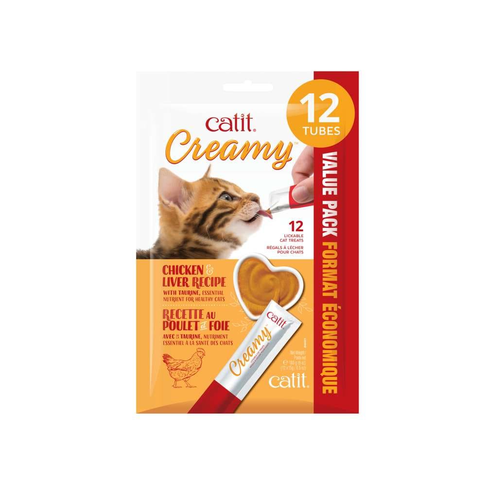 Catit Creamy Cat Treats 12 Pack