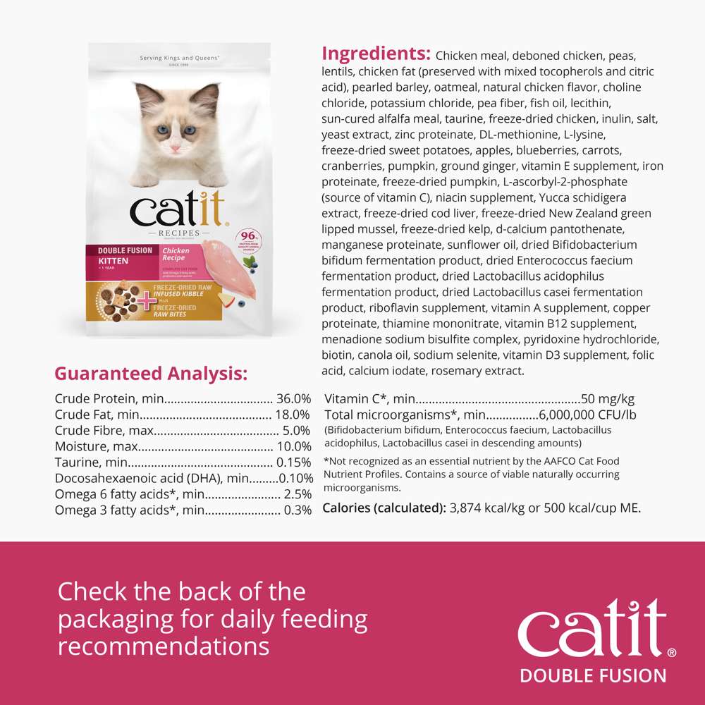 Catit Recipes DOUBLE FUSION Kitten - Chicken Recipe