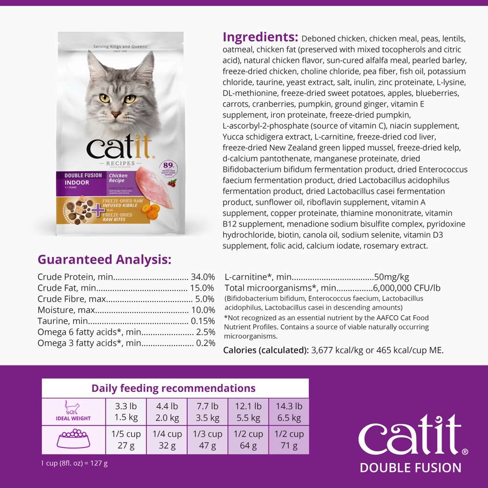 Catit Recipes DOUBLE FUSION Indoor - Chicken Recipe