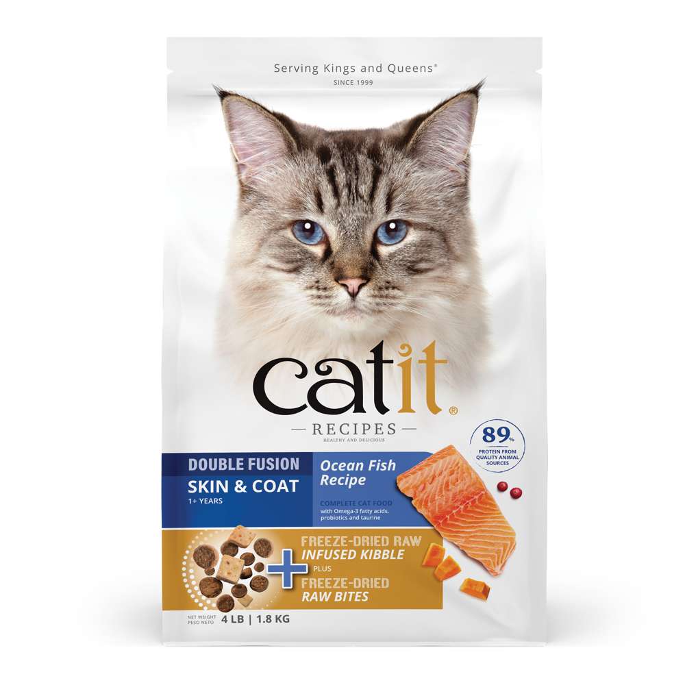 Catit Recipes DOUBLE FUSION Skin & Coat - Ocean Fish Recipe