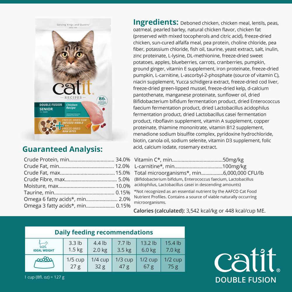 Catit Recipes DOUBLE FUSION Senior - Chicken Recipe