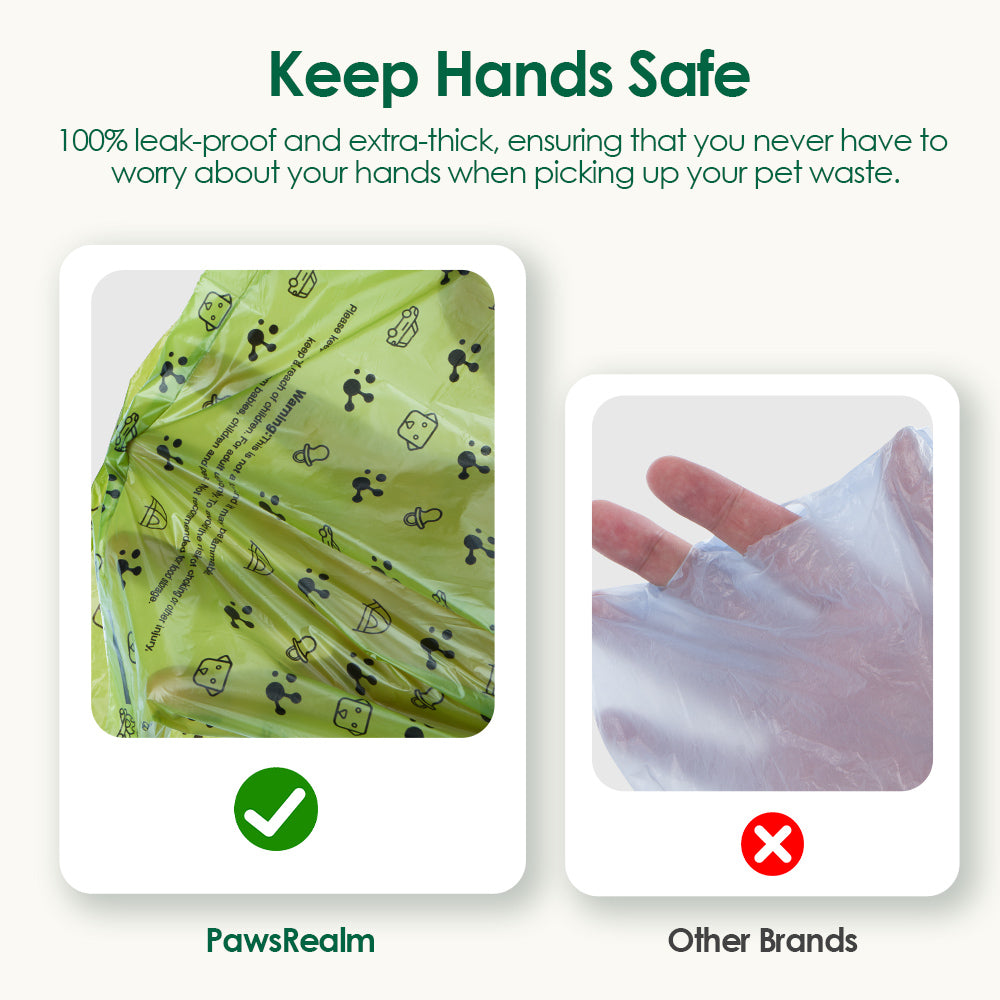 Leak-Proof Biodegradable Dog Poop Bags – 18-Roll, 270 Pack