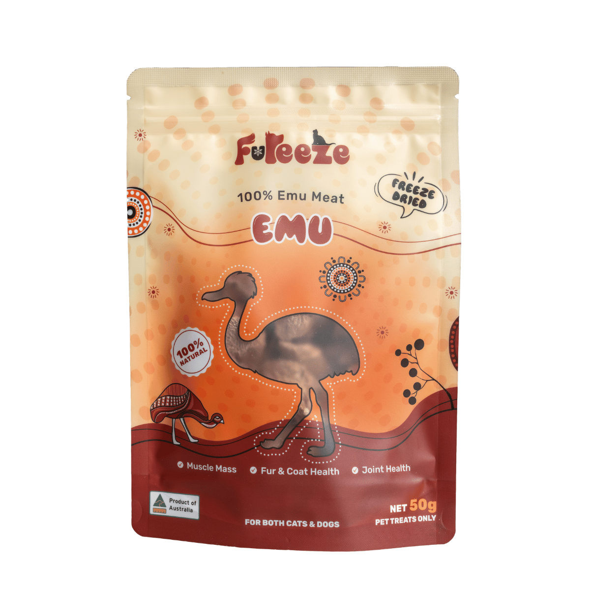 Freeze Dried Emu 50g