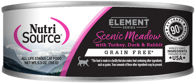 NutriSource Element Series Scenic Meadow Grain Free Canned Cat Food