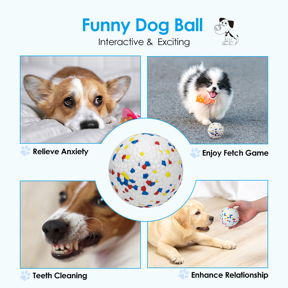 Water-floating E-TPU Dog Ball |Durable, Dental-Safe, and Versatile Pet Toy for Chewers