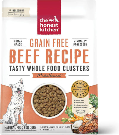 The Honest Kitchen Grain Free Beef Recipe Tasty Whole Food Clusters Dry Dog Food