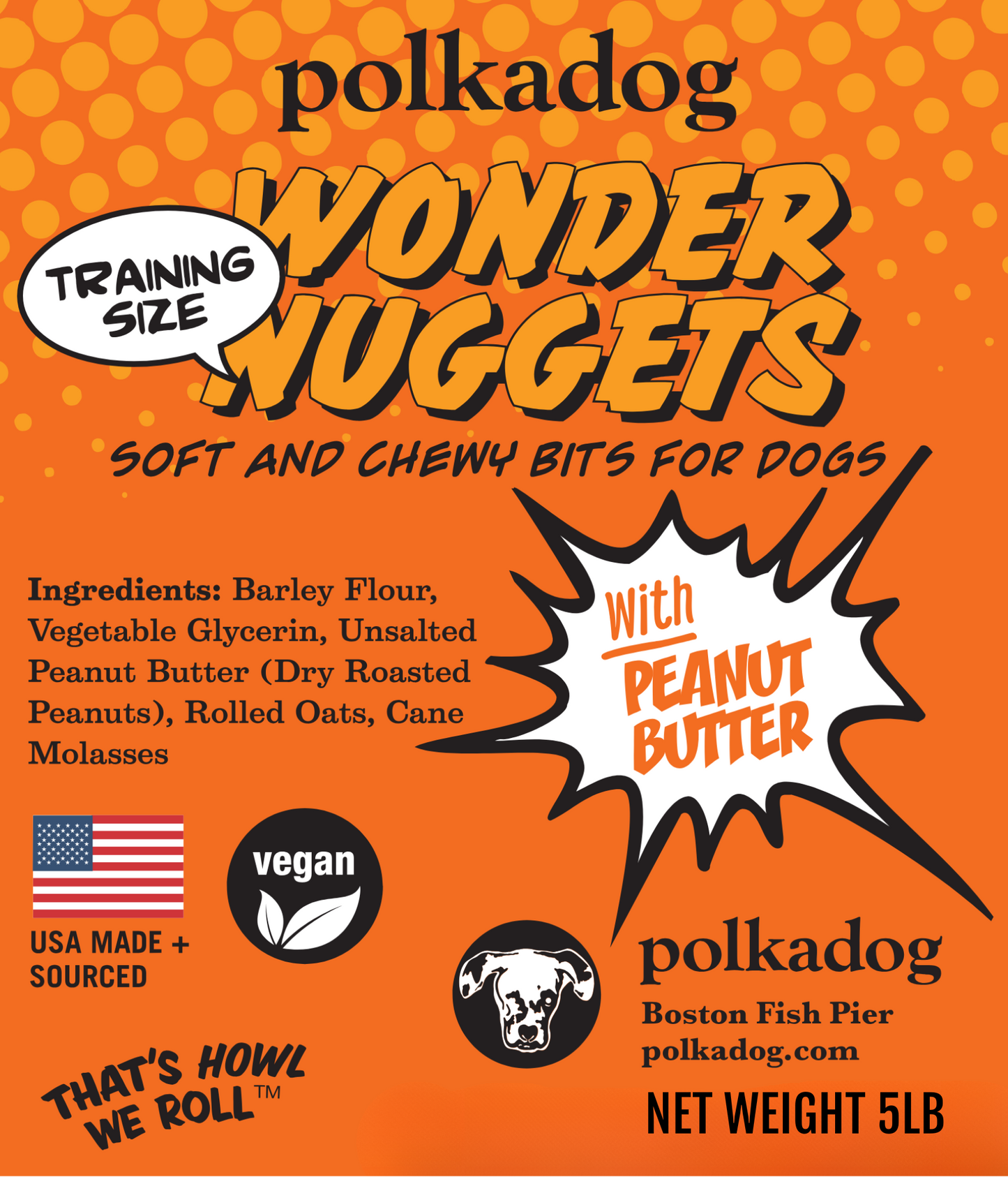 Polkadog Wonder Nuggets Peanut Butter