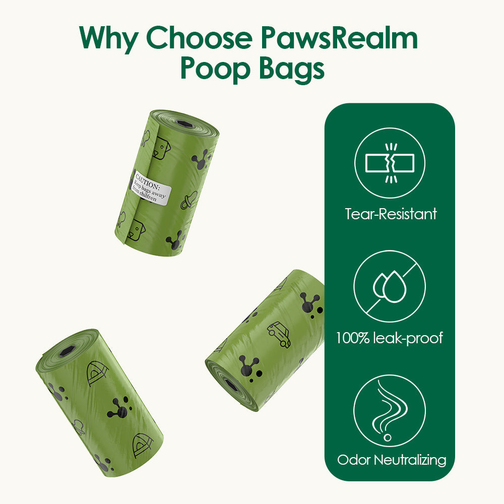 Leak-Proof Biodegradable Dog Poop Bags – 18-Roll, 270 Pack