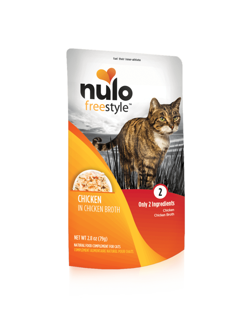 Nulo Freestyle Grain Free Chicken in Broth Meaty Cat Food Topper Pouch