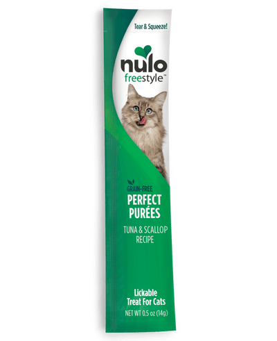 Nulo FreeStyle Perfect Puree Tuna & Scallop Recipe Lickable Cat Treats
