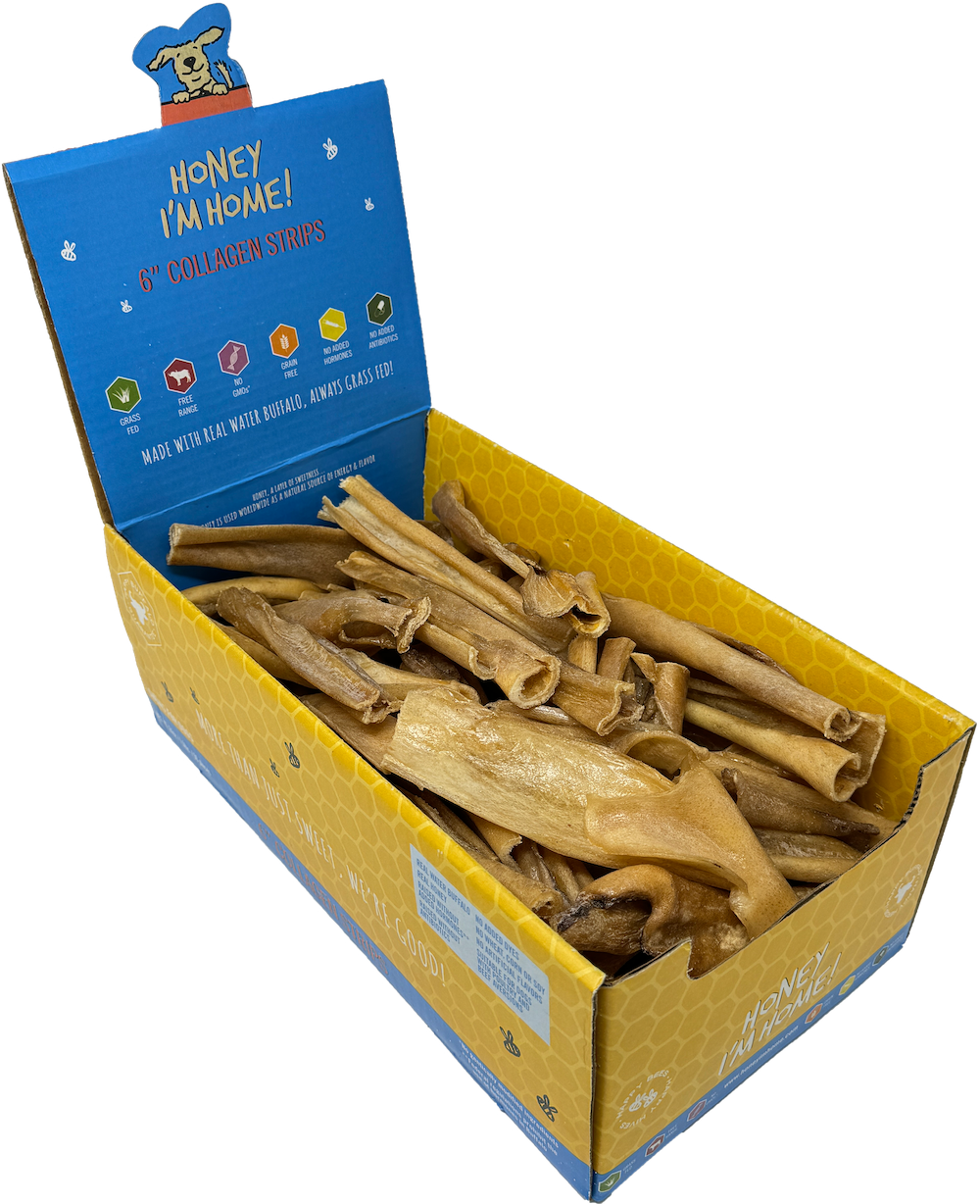 6"  COLLAGEN STRIPS BULK