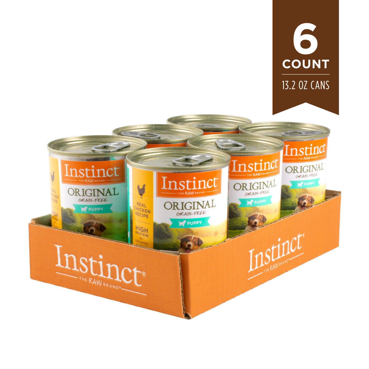 Instinct Original Real Chicken Recipe For Puppies, Wet Dog Food, 13.2-oz Case Of 6