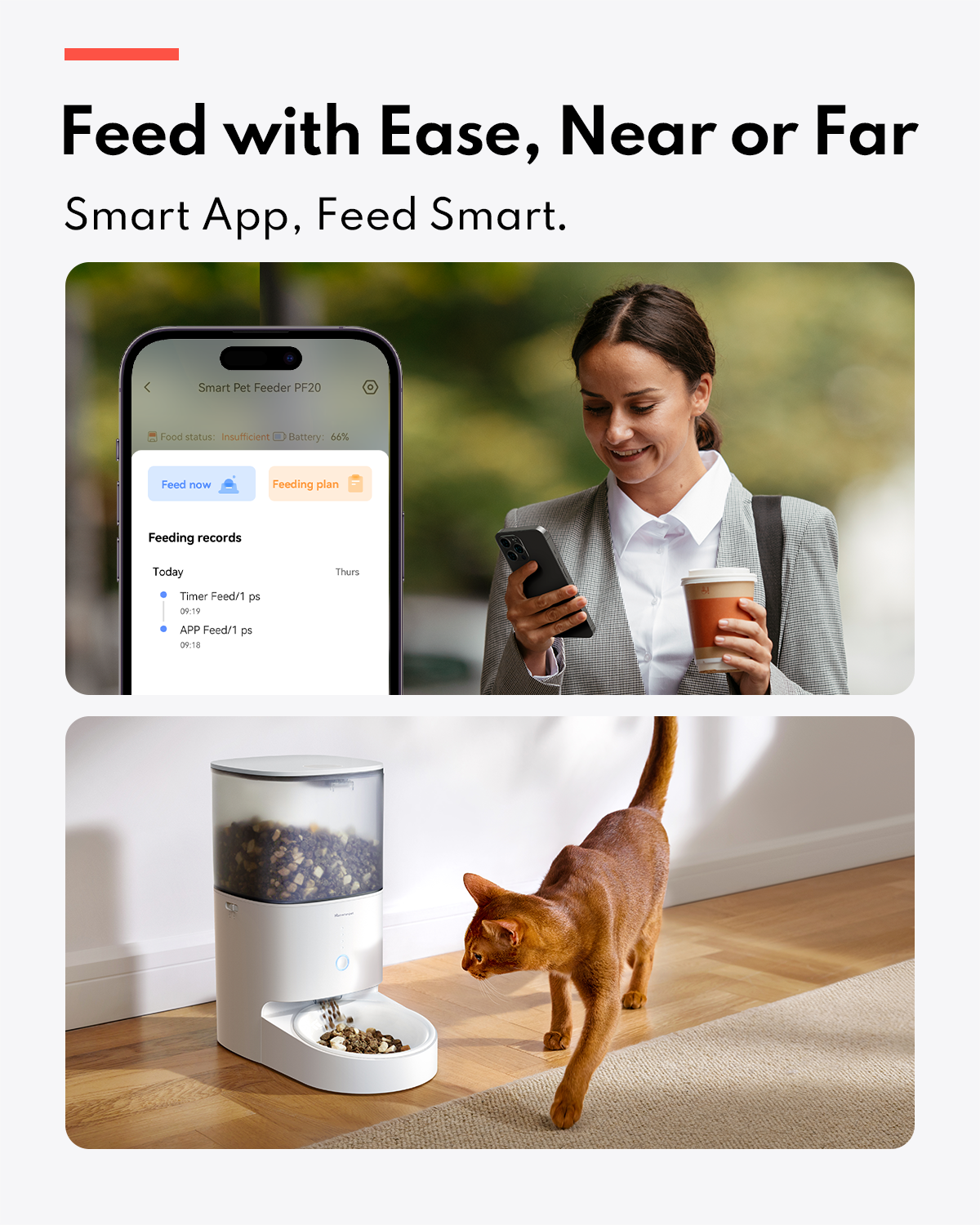 HomerunPET Smart Pet Feeders