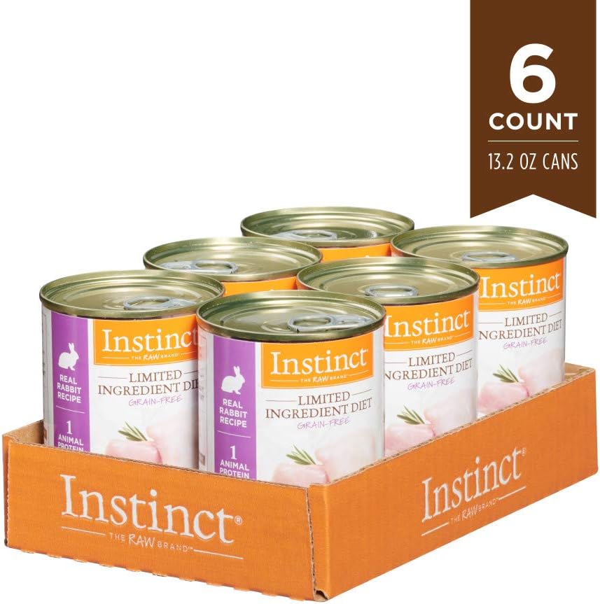 Instinct Original Real Rabbit Recipe, Wet Dog Food, 13.2-oz Case Of 6
