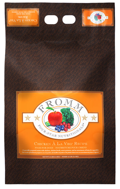Fromm Four-Star Grain Inclusive Chicken A La Veg Dry Dog Food