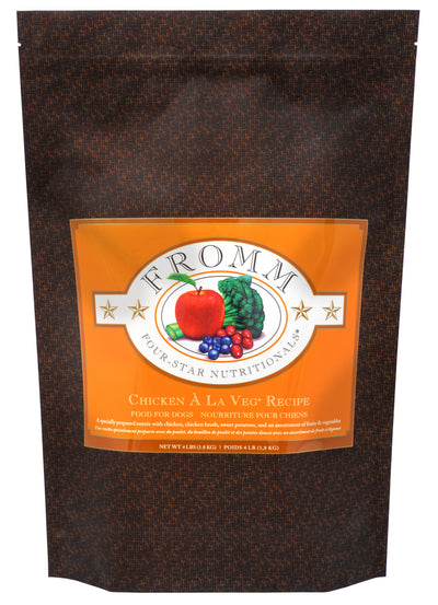 Fromm Four-Star Grain Inclusive Chicken A La Veg Dry Dog Food