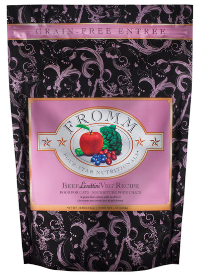 Fromm Four-Star Grain-Free Beef Liv¨¢ttini Veg Dry Cat Food