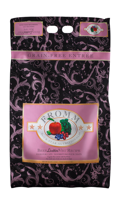 Fromm Four-Star Grain-Free Beef Liv¨¢ttini Veg Dry Cat Food