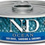 Farmina N&D Ocean Grain Free Sea Bass, Sardine & Shrimp Canned Cat Food