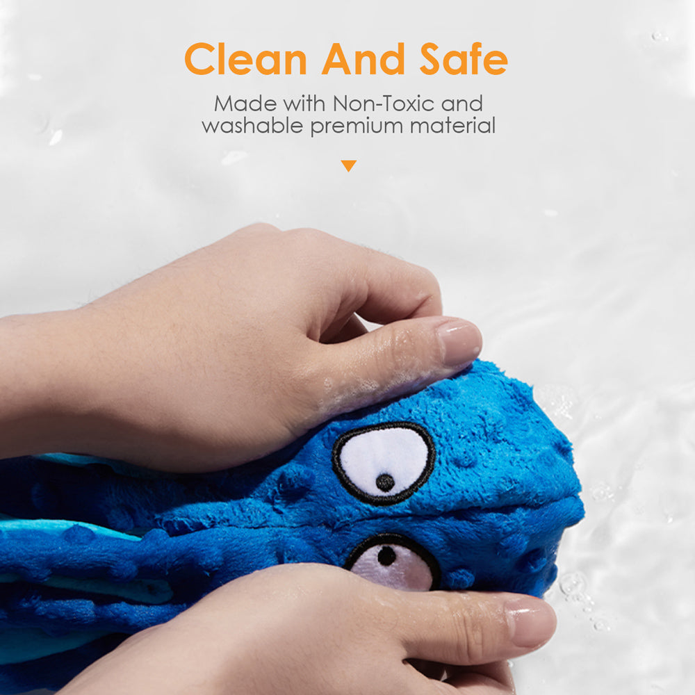 Interactive Squeaky Dog Toy Set - Sound Octopus 2-Pack