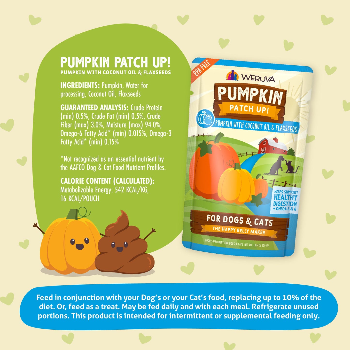 Pumpkin with Coconut Oil & Flaxseeds