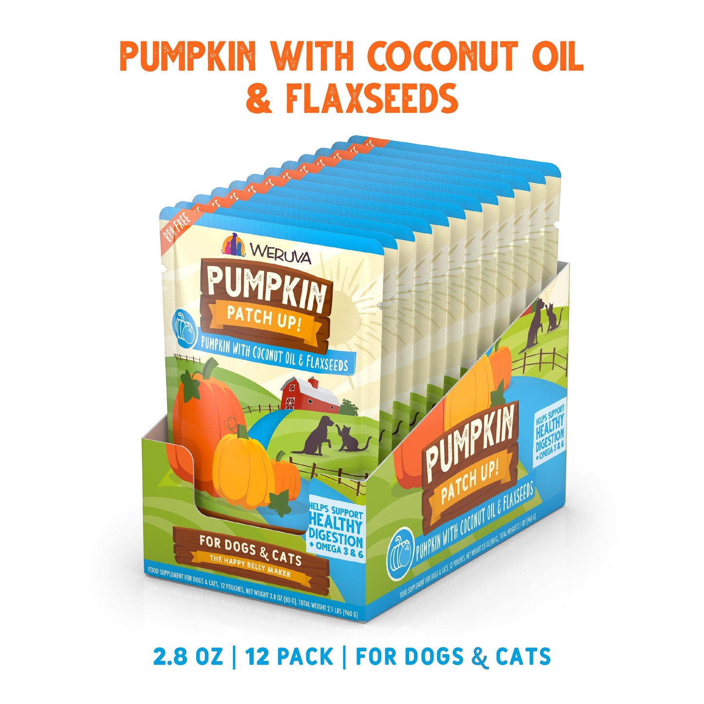 Pumpkin with Coconut Oil & Flaxseeds