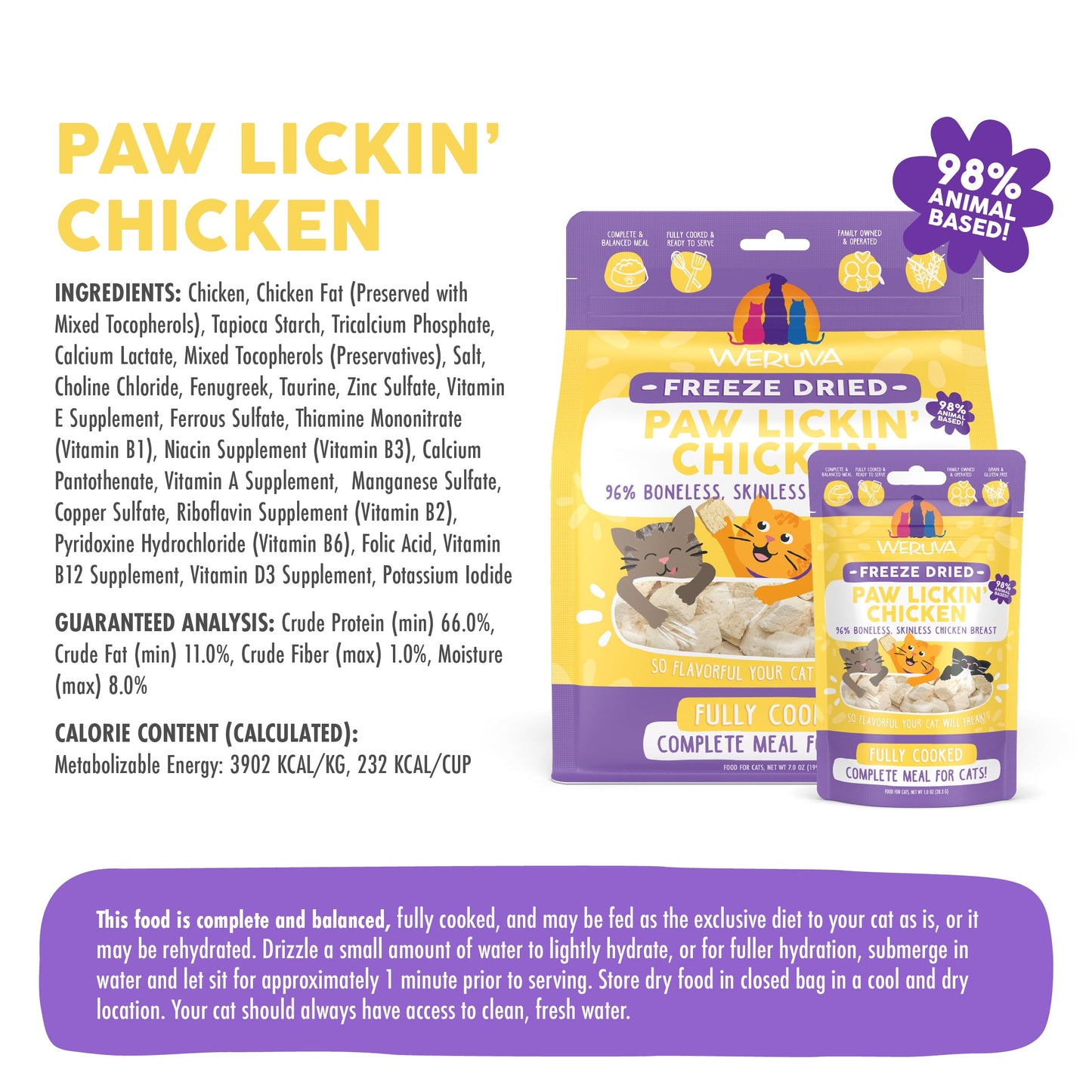 Paw Lickin' Chicken Freeze Dried