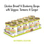 Awesome Bouncy Chicken Breast & Riceberry Recipe with Veggies, Turmeric & Ginger