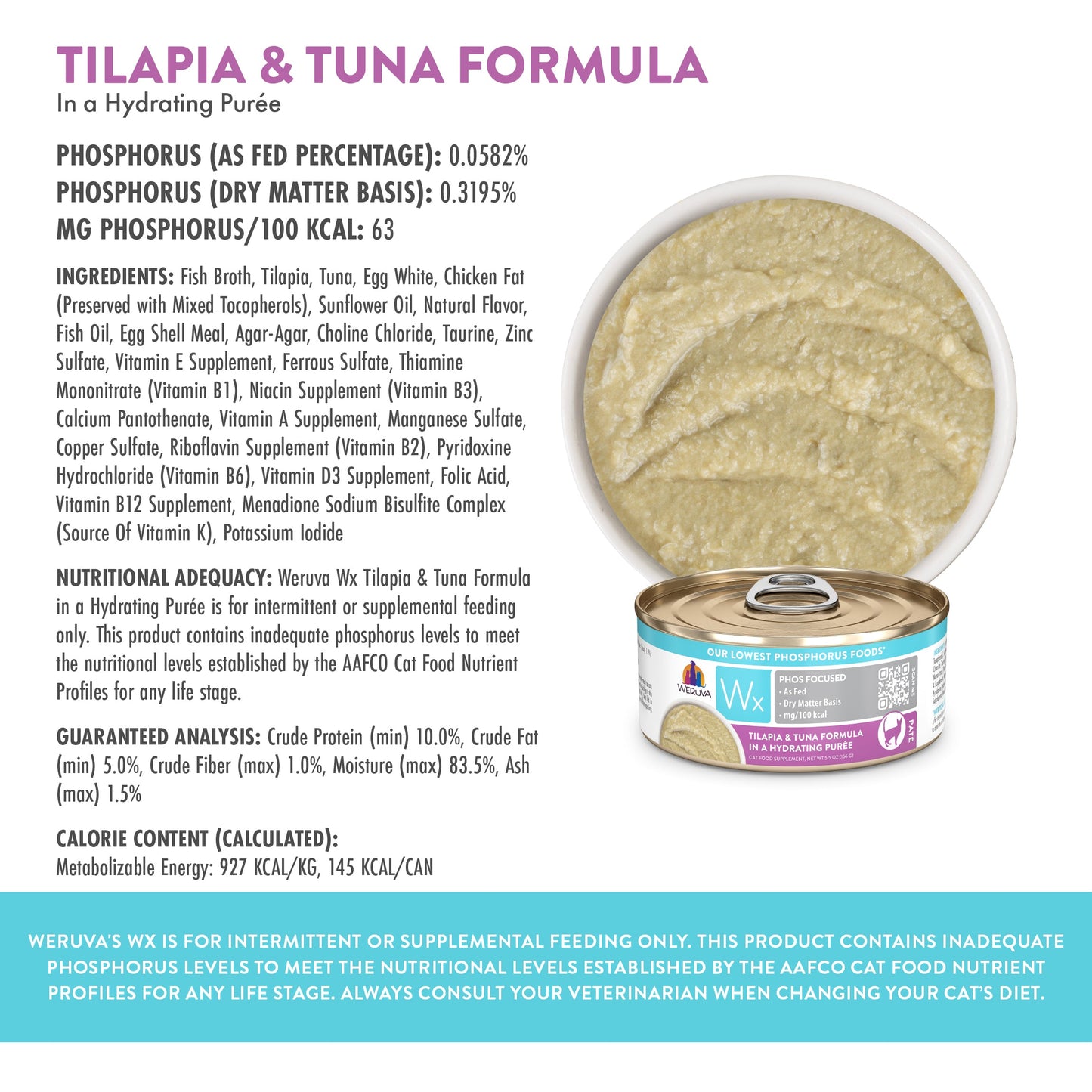 Tilapia & Tuna Formula in a Hydrating Purée