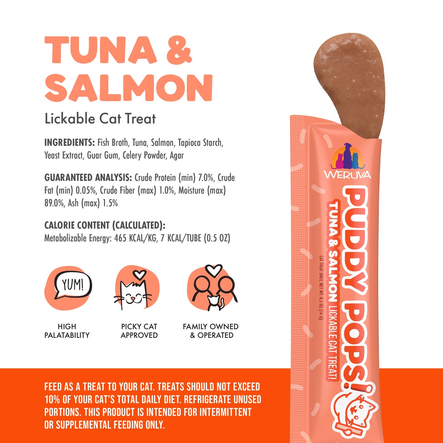 Lickable Tuna & Salmon Cat Treat