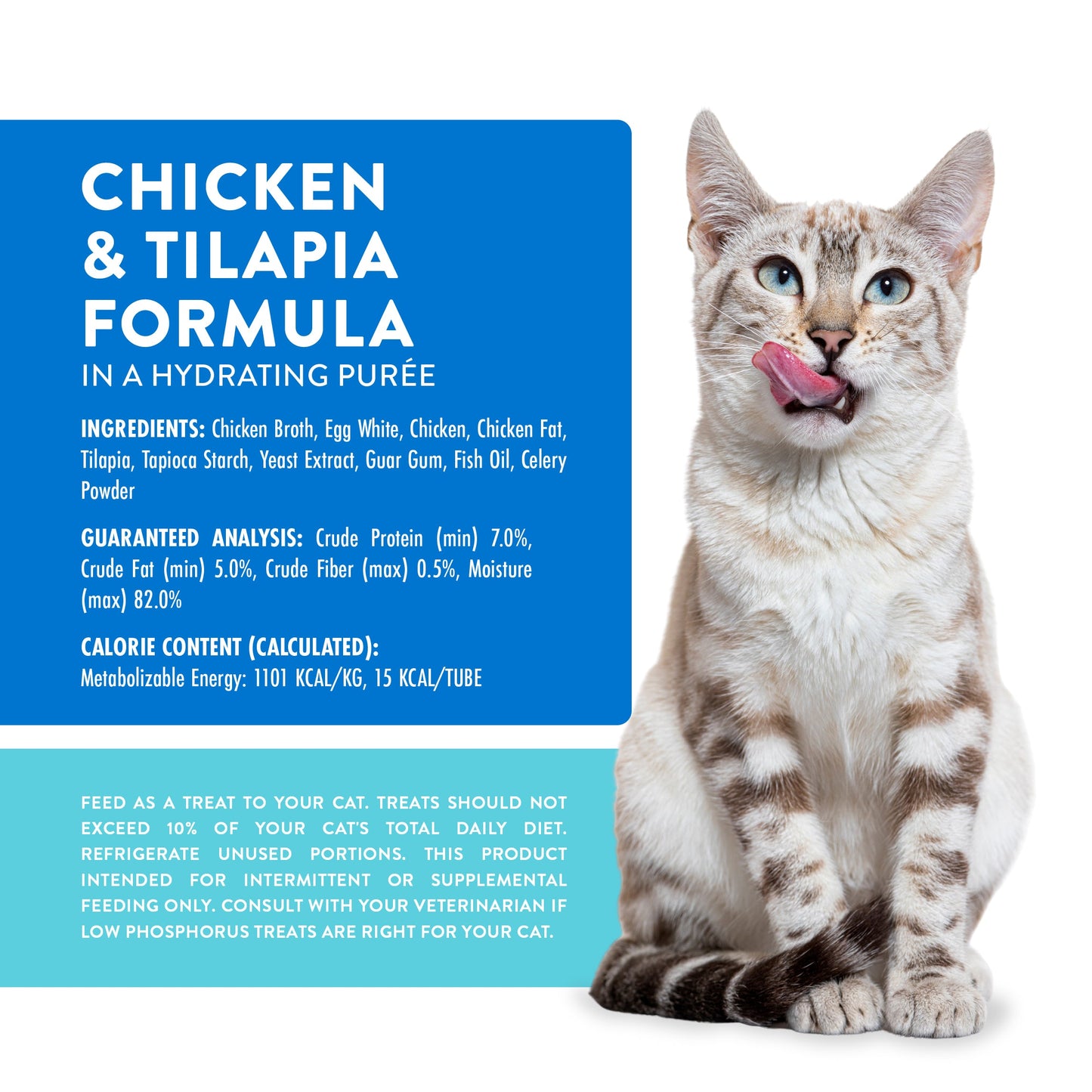 Lickable Chicken & Tilapia Cat Treat