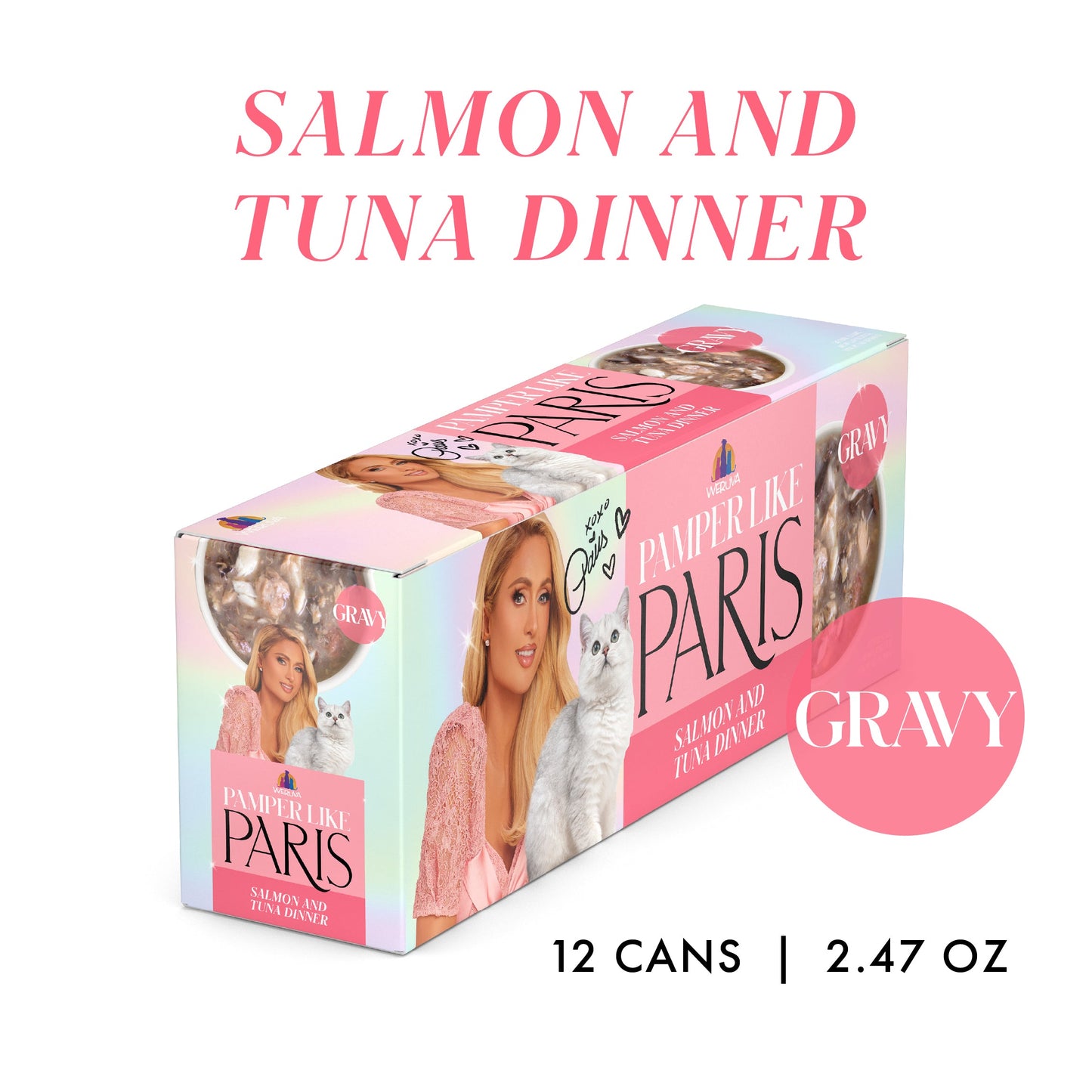 Salmon and Tuna Dinner in Gravy