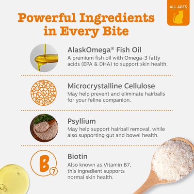 Hairball Bites™ for Cats