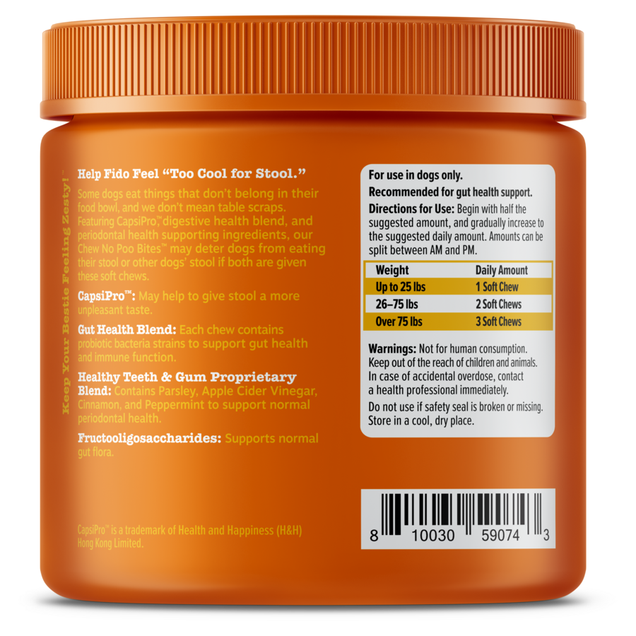 Chew No Poo Bites™ for Dogs