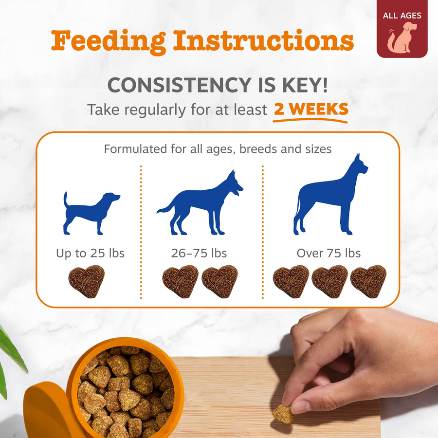 Ancient Elements™ 8-in-1 Multifunctional Bites™ for Dogs