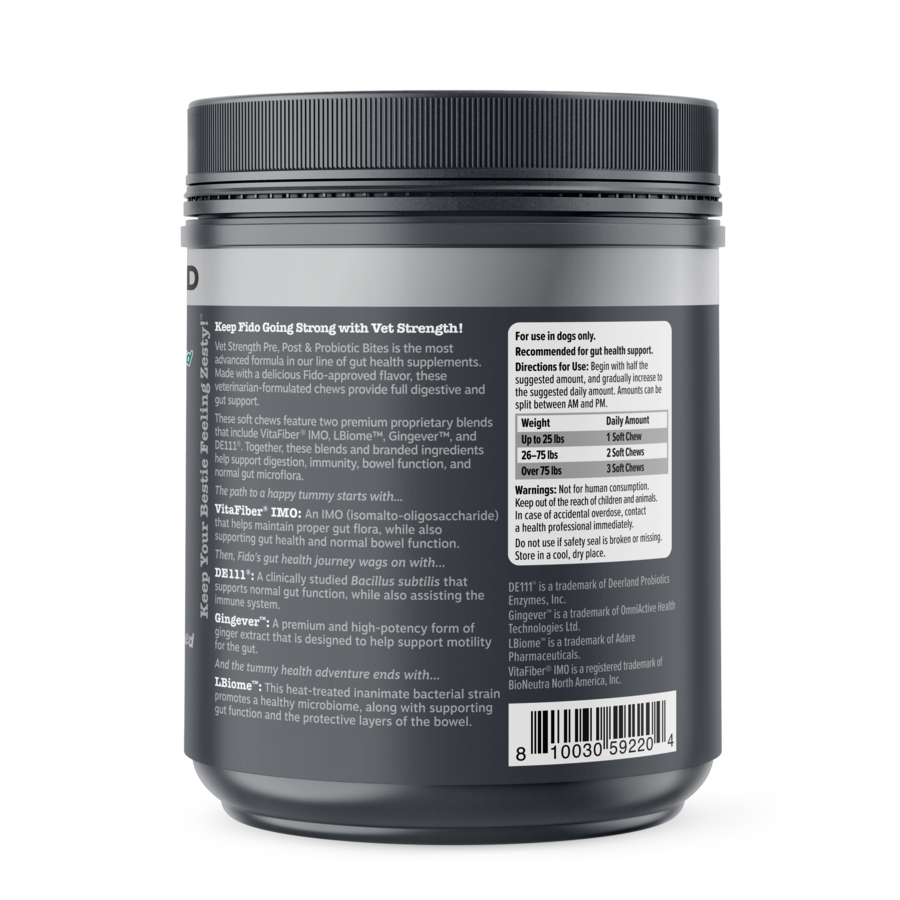 Vet Strength Pre, Post & Probiotic Bites™ for Dogs