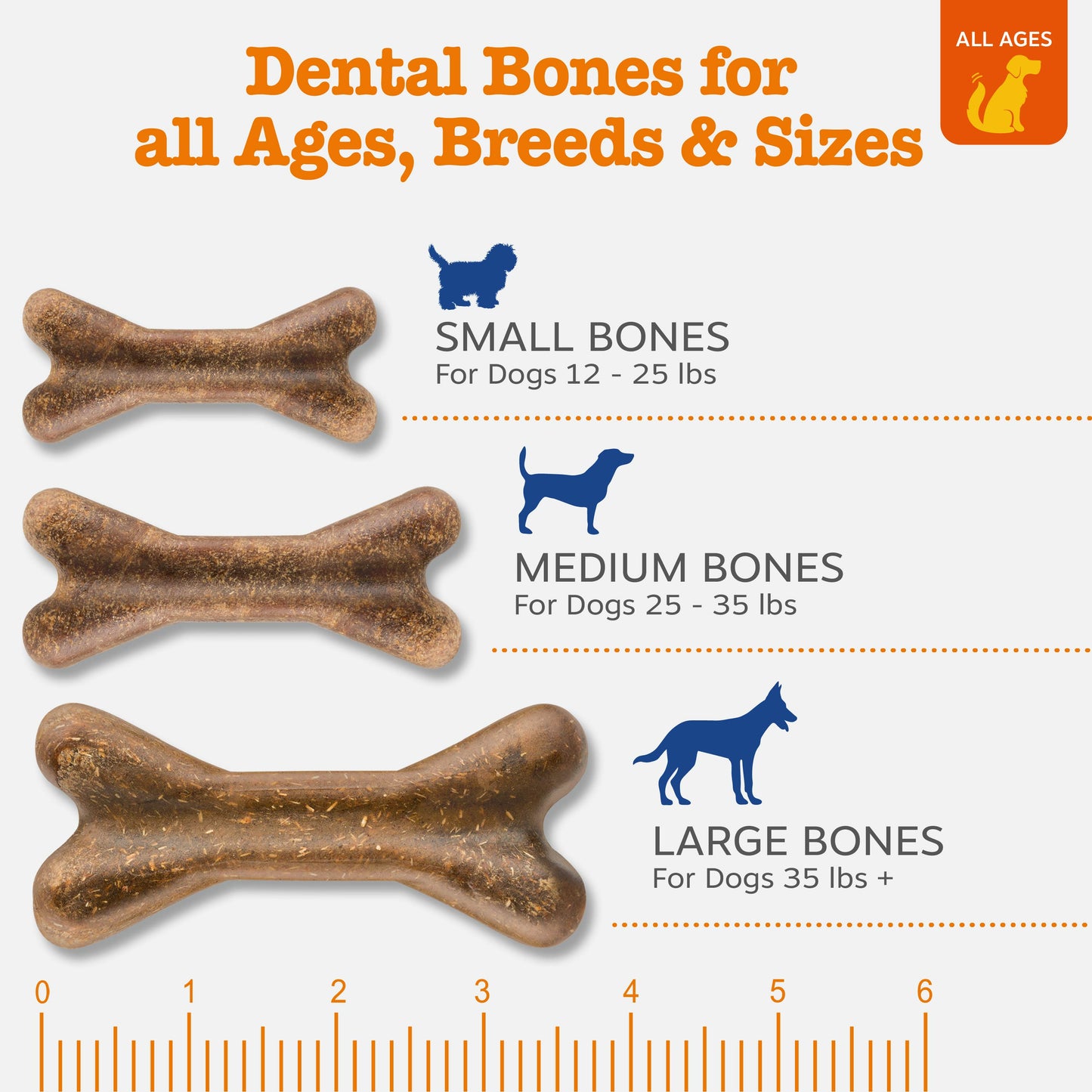 Dental Bones™ for Small Sized Dogs