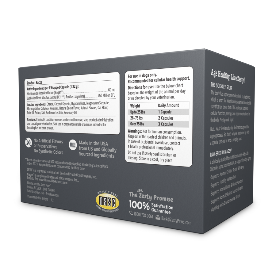 Healthy Aging™ NAD+ Precursor Supplement for Dogs