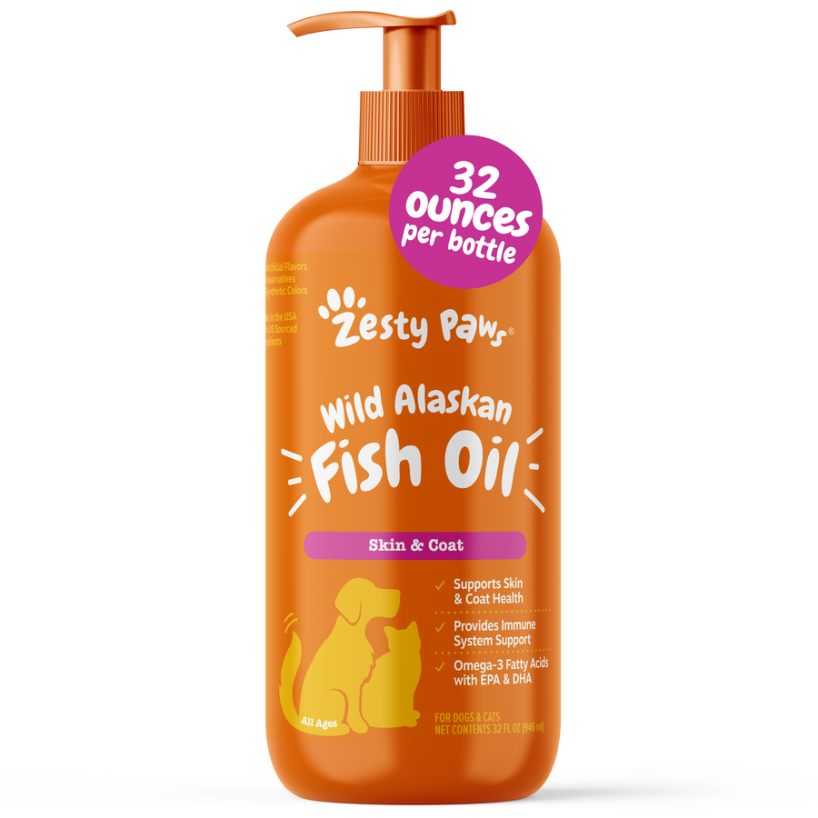 Wild Alaskan Salmon Oil for Dogs & Cats