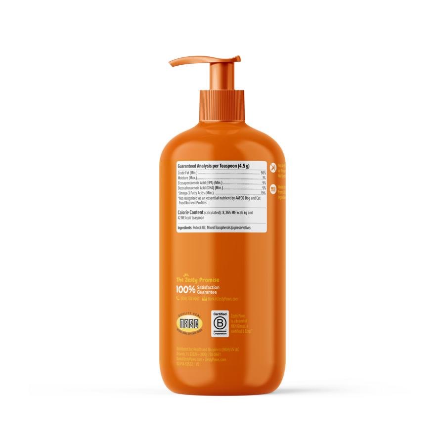 Wild Alaskan Salmon Oil for Dogs & Cats